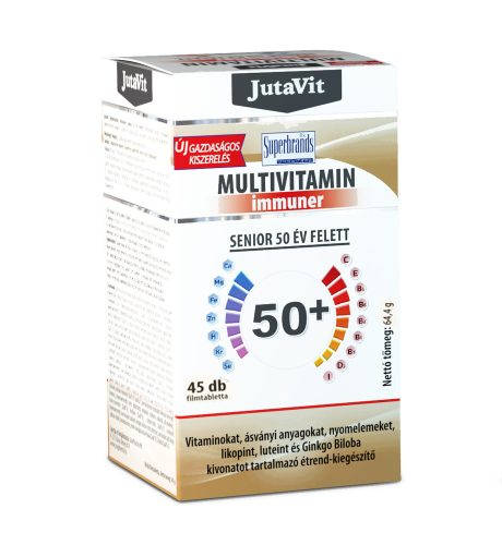 Jutavit multivitamin senior 50+ tabletta 45 db