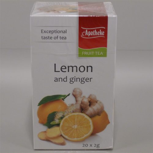 Apotheke gyömbéres citrom tea 20x2g 40 g