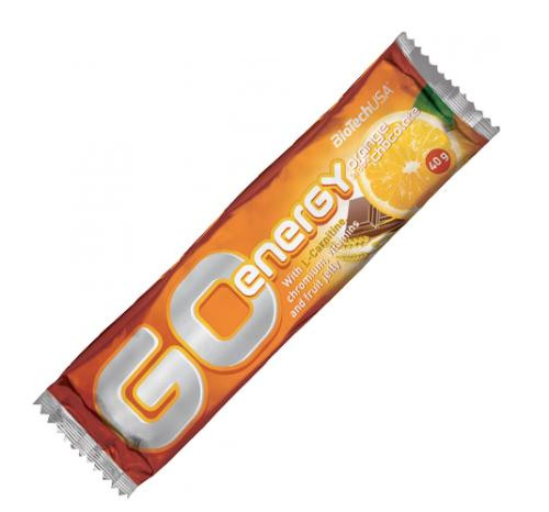 GO Energy szelet 40g - Étcsoki-narancs