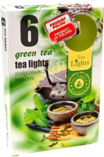 Illatos teamécses zöld tea 6 db-os 1 db