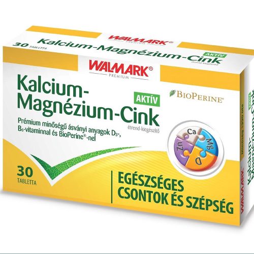 Walmark kalcium+magnézium+cink aktív 30 db