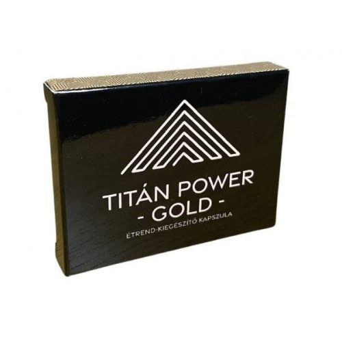 Titán Power Gold Potencianövelõ Kapszula Férfiaknak 3db