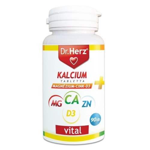 Dr.herz kalcium+magnezium+cink+d3 tabletta 90 db