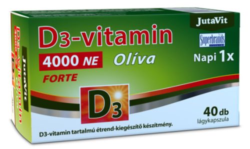Jutavit d3-vitamin 4000 NE olíva 40 db