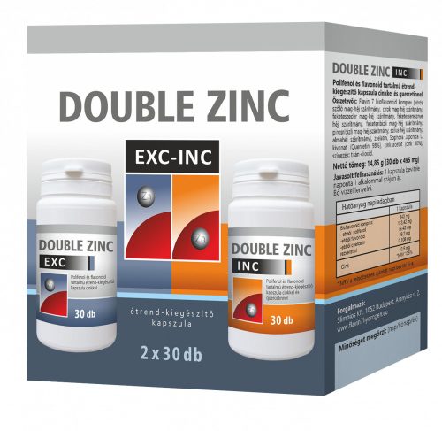 Double Zinc exc-inc kapszula 30+30 db 60 db