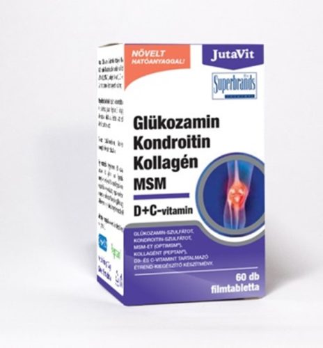 Jutavit glükozamin kondroitin kollagén msm filmtabletta 60 db