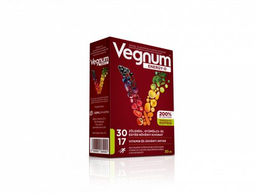 Vegnum energy-d étrendkiegészítő multivitamin kapszula 30 db