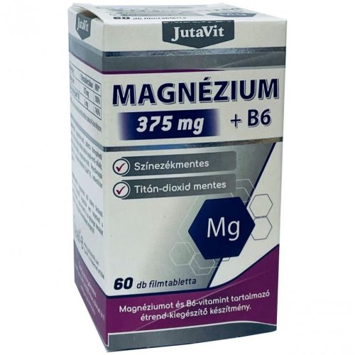 Jutavit magnézium 375mg+b6 vitamin filmtabletta 60 db