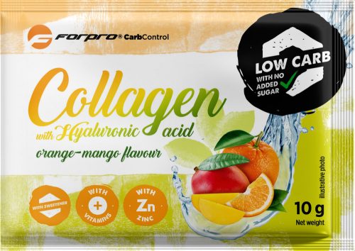 Forpro kollagén hialuronsavval narancs-mangó ízű 10 g