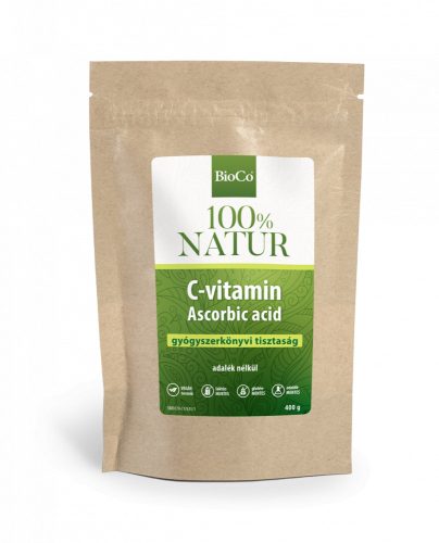 Bioco 100% natur c-vitamin ascorbid acid tasakos por 400 g