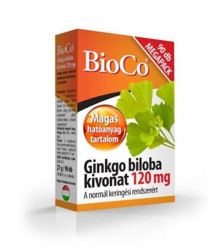 Ginkgo Biloba tabletta 120mg - 90db