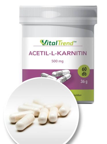 VitalTrend Acetil-L-Karnitin (ALC) kapszula 500mg - 60db