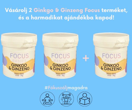 FOCUS 2+1 Ginkgo & Ginzeng kapszula