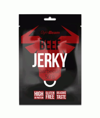 Szárított marhahús Beef Jerky - 50g (barbecue) - GymBeam