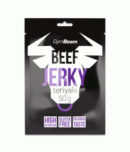 Szárított marhahús Beef Jerky - 50g (teriyaki) - GymBeam