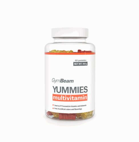 Yummies Multivitamin - 60db (narancs, citrom, cseresznye ízû) - GymBeam