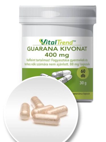 VitalTrend Guarana kivonat kapszula 400 mg - 60 db