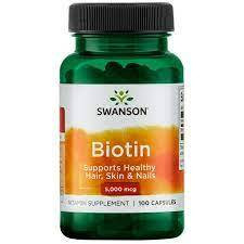 Swanson Biotin 5.000mcg / 100 db