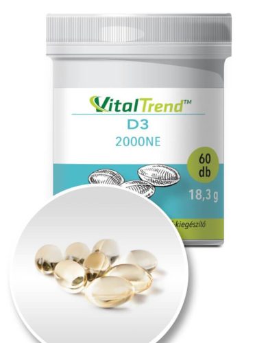 VitalTrend D3-vitamin 2000NE kapszula