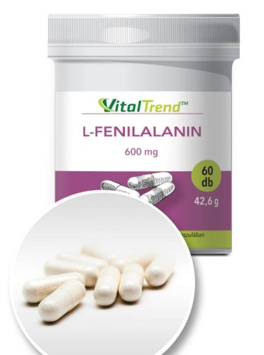 VitalTrend L-Fenilalanin 600mg kapszula