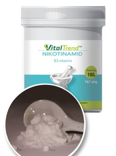 VitalTrend Nikotinamid (B3-vitamin) por - 100g