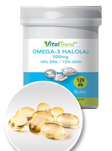 VitalTrend Omega-3 (18/12) halolaj kapszula