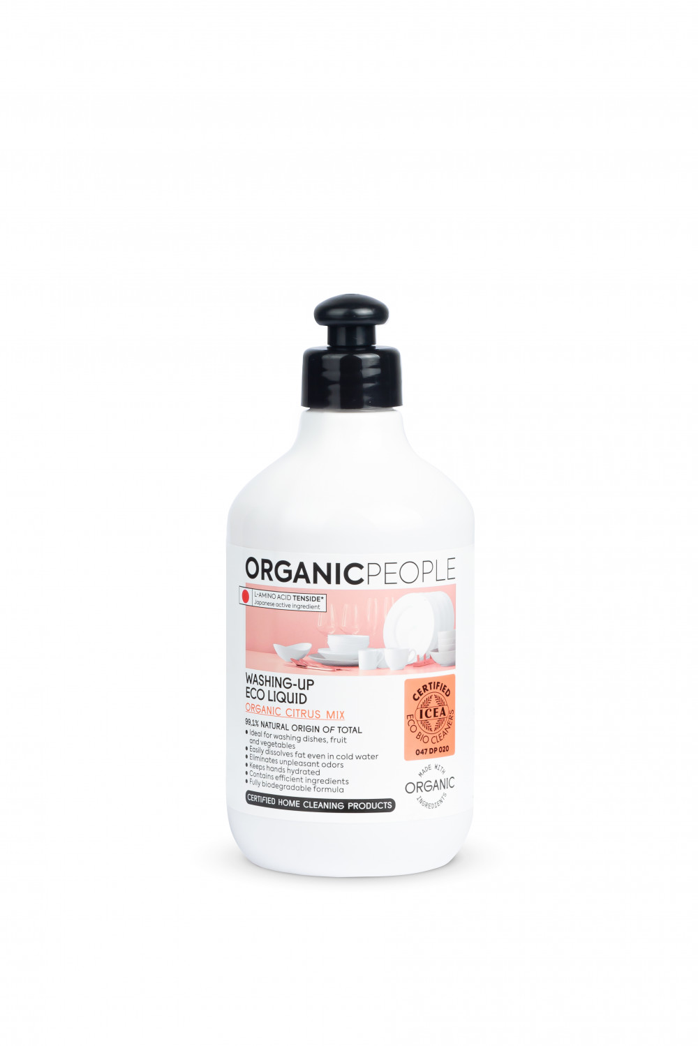 Organic People öko öblítő bio citrommal és szicíliai naranccsal 1000 ml