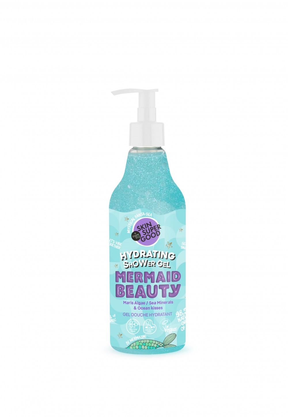 Skin super good tusfürdő gél hidratáló „mermaid beauty” 500 ml